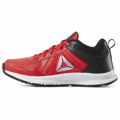 Reebok Almotio 4.0 Running Shoes For Boys Colour:Red/Black/White/Silver